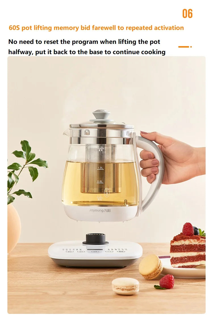 1.5L Electric Kettle Home Appliances Automatic Multicooker Health Preserving Pot Teapot Coffee Pot Dessert Maker 220V - Loja Winner