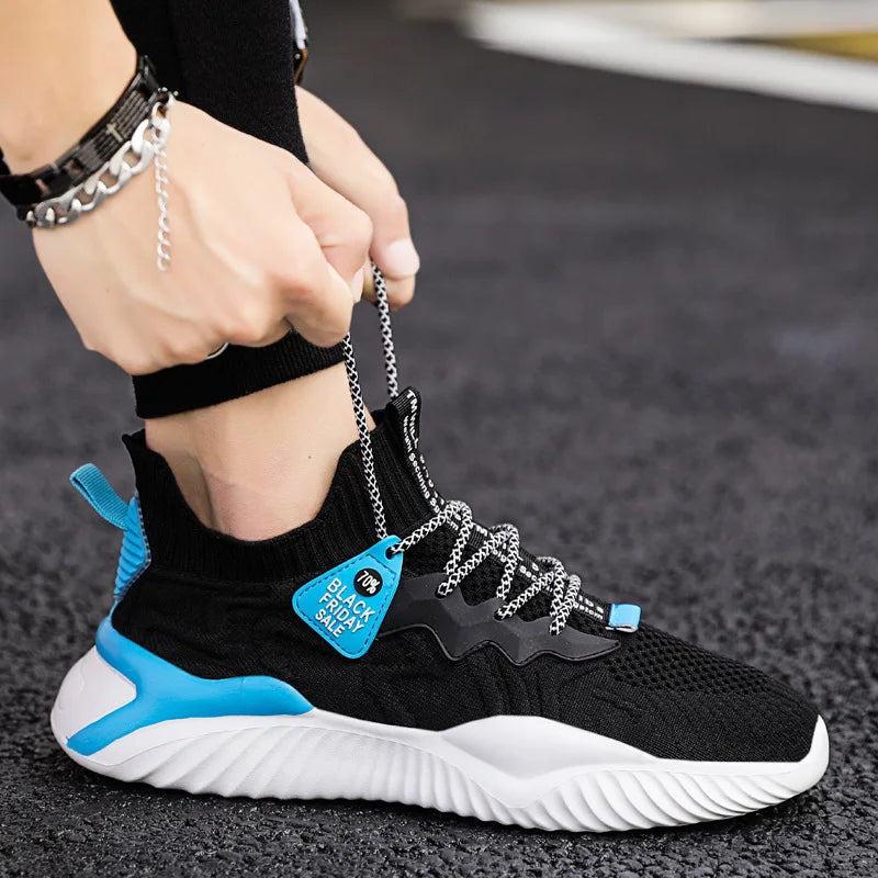 Fashion Men's Casual Shoes Comfort Men's Sneakers 2023 Male High Quality Breathable Platform Shoes Running Shoes Tenis Masculino - Loja Winner