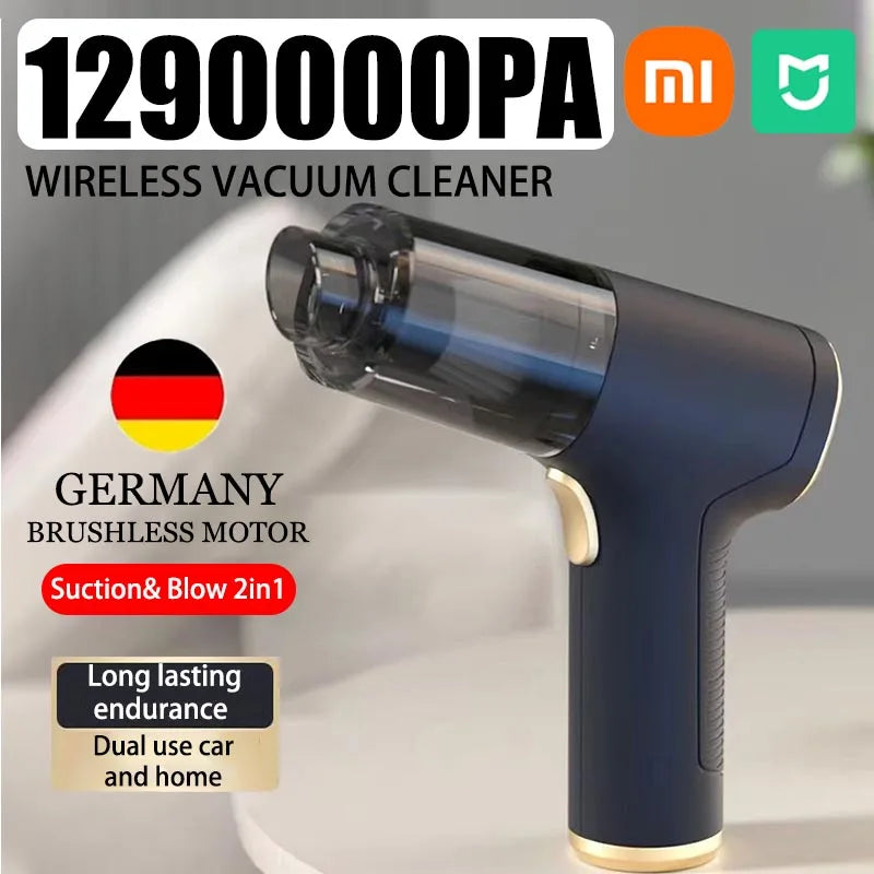 Xiaomi MIJIA 1290000Pa Wireless Car Vacuum Cleaner Suction& Blow 2 in1 Portable Handheld Home & Car Dual Use Mini Vacuum Clean - Loja Winner