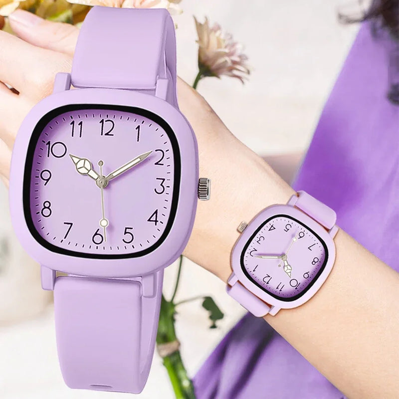 Fashion Women Watch Silicone Quartz Wristwatches for Women Clock Christmas Gift Valentine's Day Ladies Watches Reloj Mujer - Loja Winner