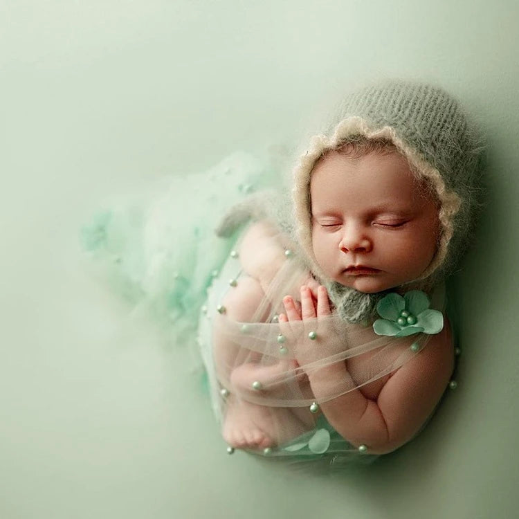 Newborn Photography Props Wrap Blanket Mesh Backdrop Baby Photography Studio Fotografia Acessorios - Loja Winner