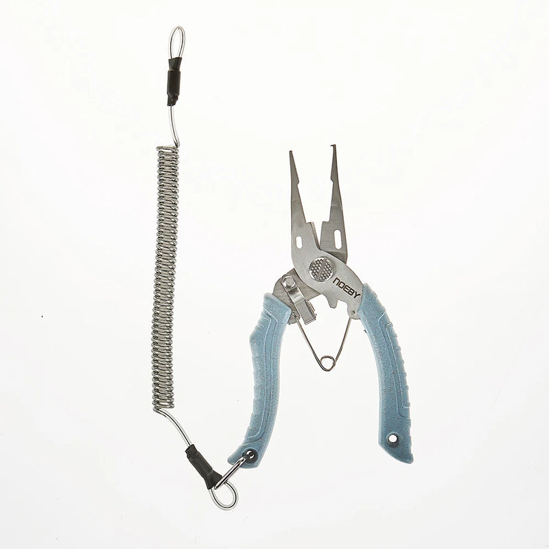 NOEBY Fishing Pliers Stainless Steel Multifunctional Split Ring Line Cutting Hooks Remove Tool Fishing Tackle Pesca Accessories - Loja Winner