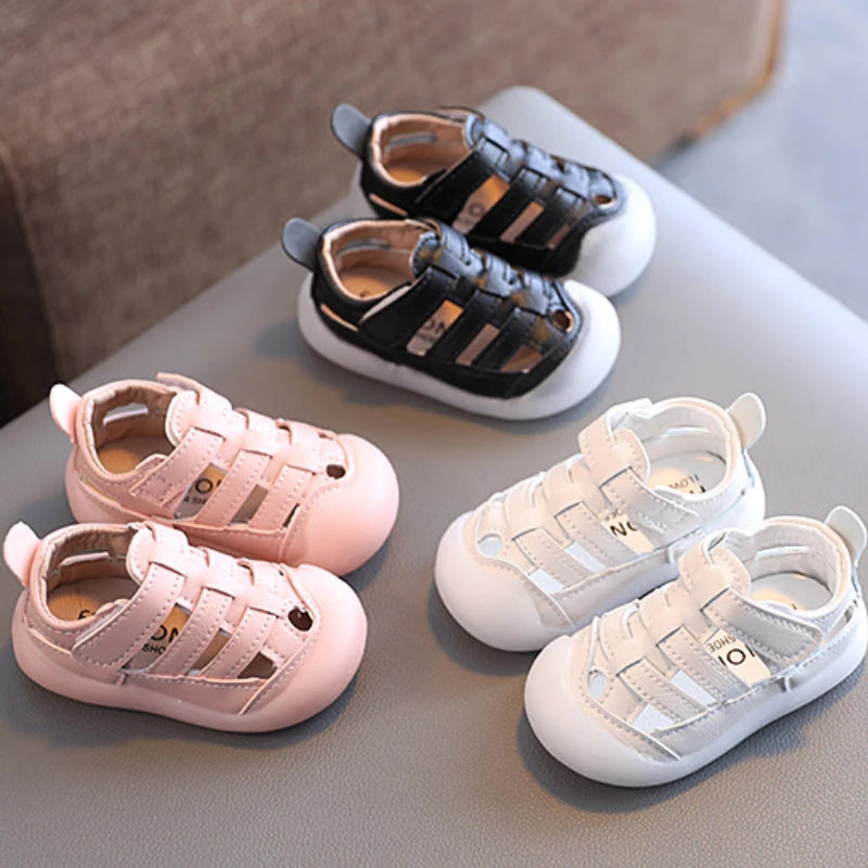 Kids Shoes Girls' /Boys' Sandals 2023 Summer Infants' Soft Sole Walking Shoes Anti Slip Boys Beach Shoes Baby Sandals босоножки