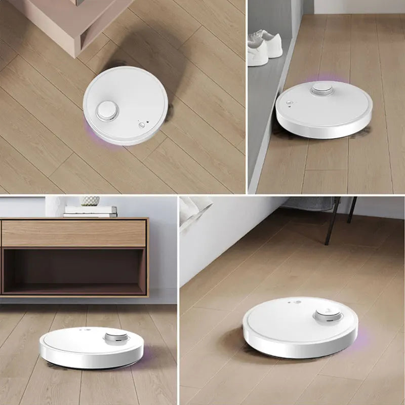 3-in-1 Wireless Robot Vacuum Cleaner Automatic Sweeping Wet and Dry Ultra-Thin Smart Cleaning Machine Mopping for Home