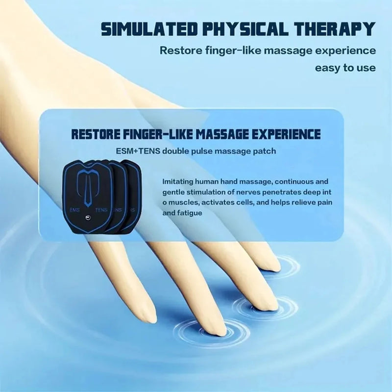 6 Modes Physiotherapy Massage Equipment Electronic TENS & EMS Muscle Stimulator Portable Massager for Myostimulator for Muscle