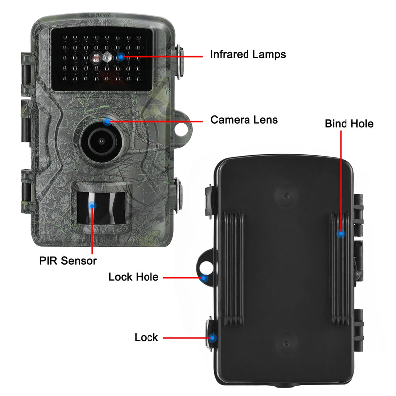 1080P Portable Multi-function Outdoor Animal Observation Camera IP66 Waterproof Infrared Monitoring Camera Taking