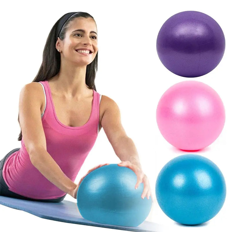 25cm Pilates Yoga Ball Gymnastic Fitness Ball Balance Exercise Gym Fitness Yoga Core Ball Indoor Training Yoga Ballet Ball